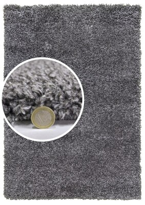 Dark Grey Shaggy Rug - Dreams