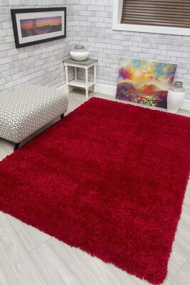 Red Shaggy Rug - Dreams