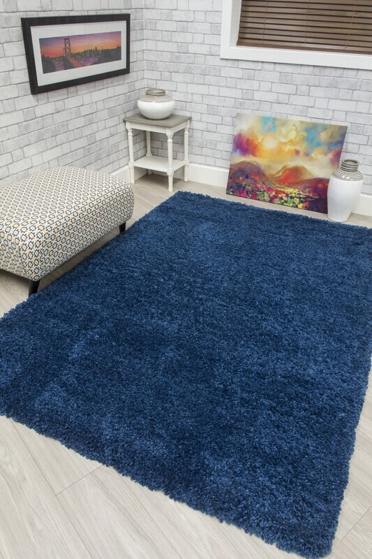 Blue Shaggy Rug - Dreams