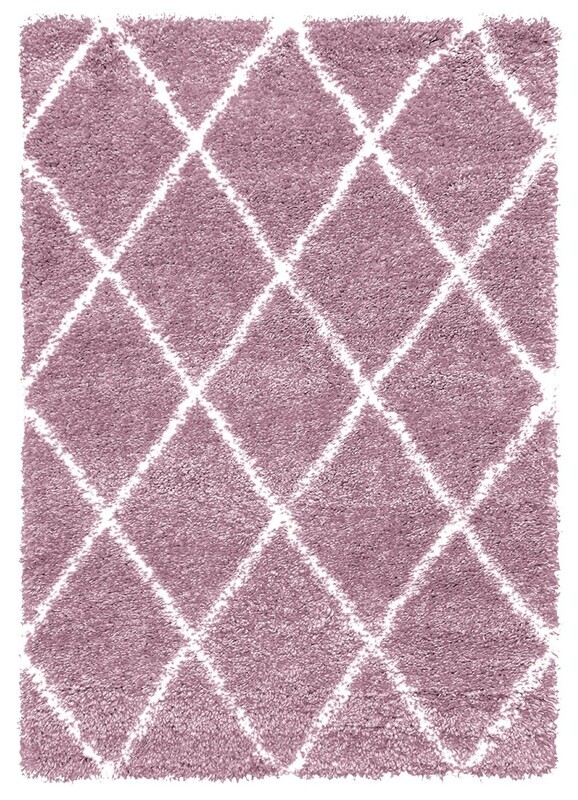 Fantasy Trellis Shaggy - Pink Cream