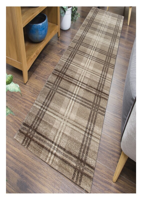 Glendale Tartan Rug - Beige