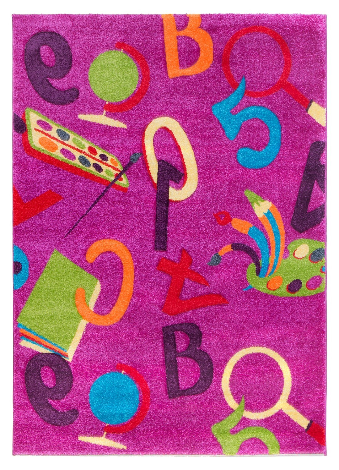 Jazz Multicolour Kids Rug - Alpha Numbers