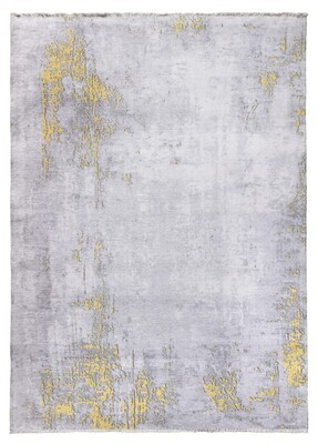 Grey Yellow Abstract Rug - Modena Puccini