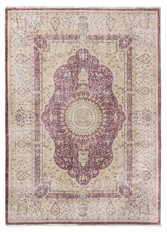 Red Cream Modern Rug - Modena Shiraz