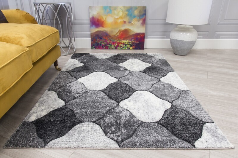 Grey Coblo Rug - Impulse