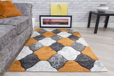 Grey Pumpkin Coblo Rug - Impulse