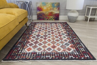 Multicoloured Modern Rug - Modena Inca