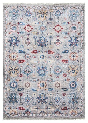 Grey / Multicoloured Modern Rug - Modena Nadia