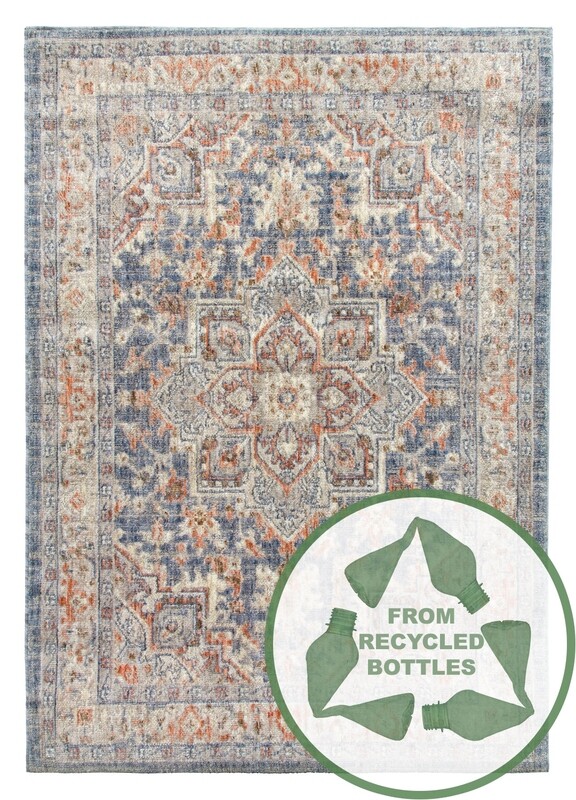 Blue Modern Rug - Revive Aurora