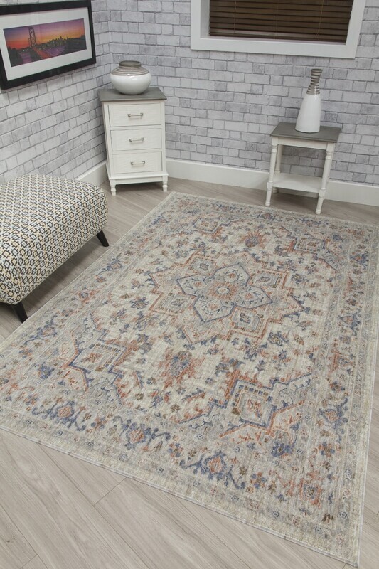 Cream Modern Rug - Revive Ariana