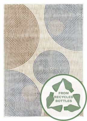 Cream Modern Rug - Revive Arco