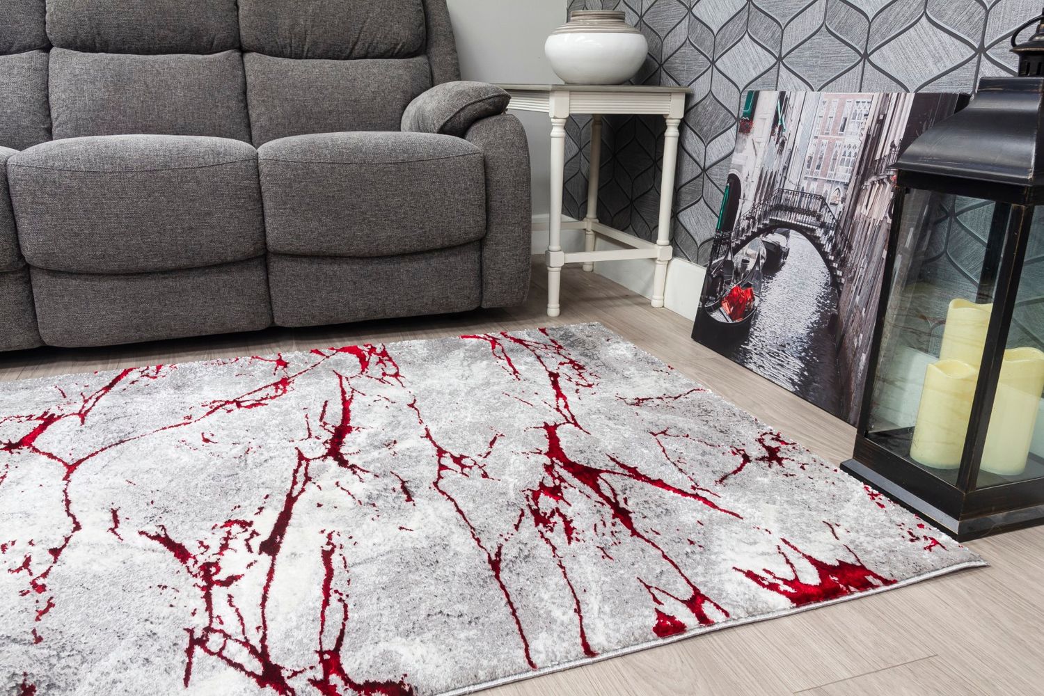 Glitz Marble - Red