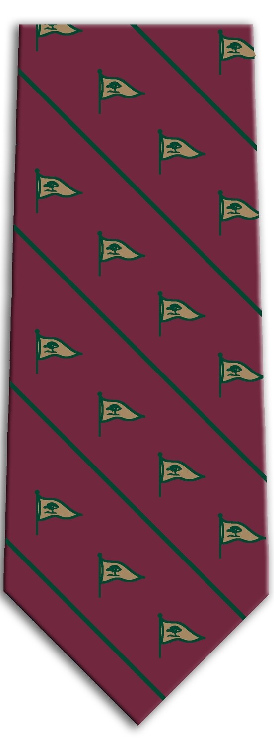 SYC Burgee Logo Pattern Necktie