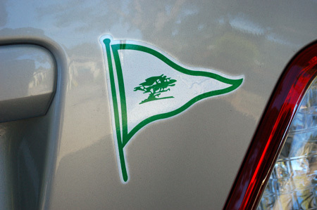 Flagpole Style Sticker