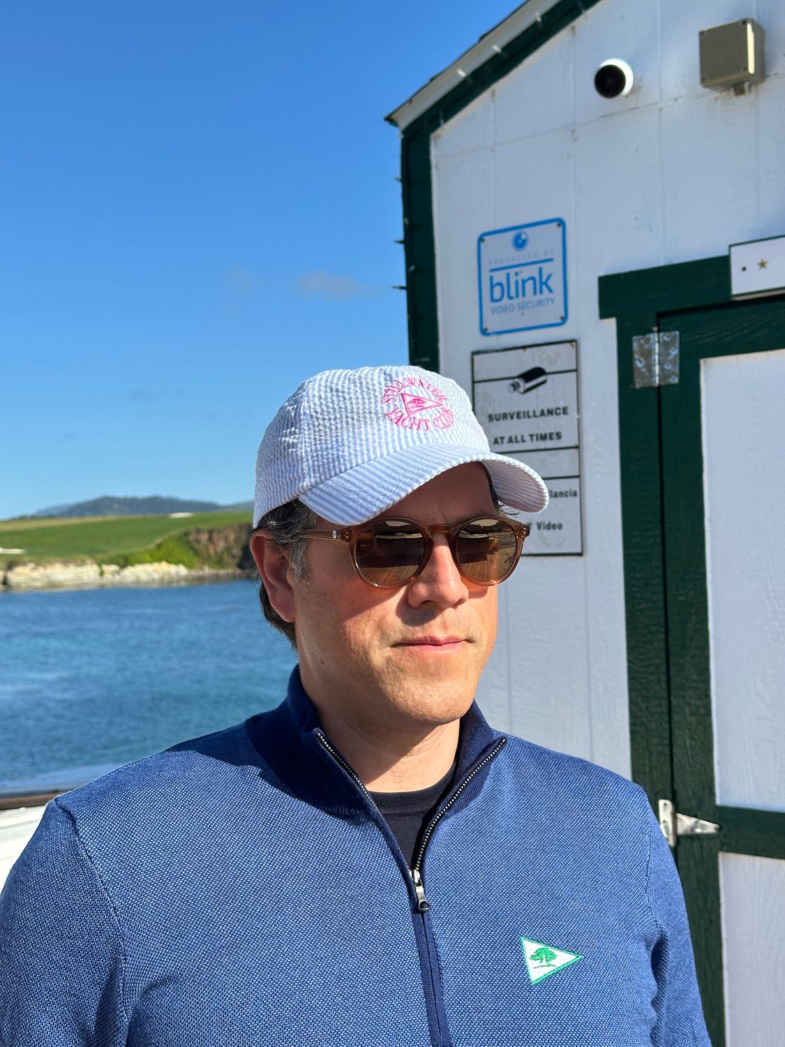 Seersucker Cap