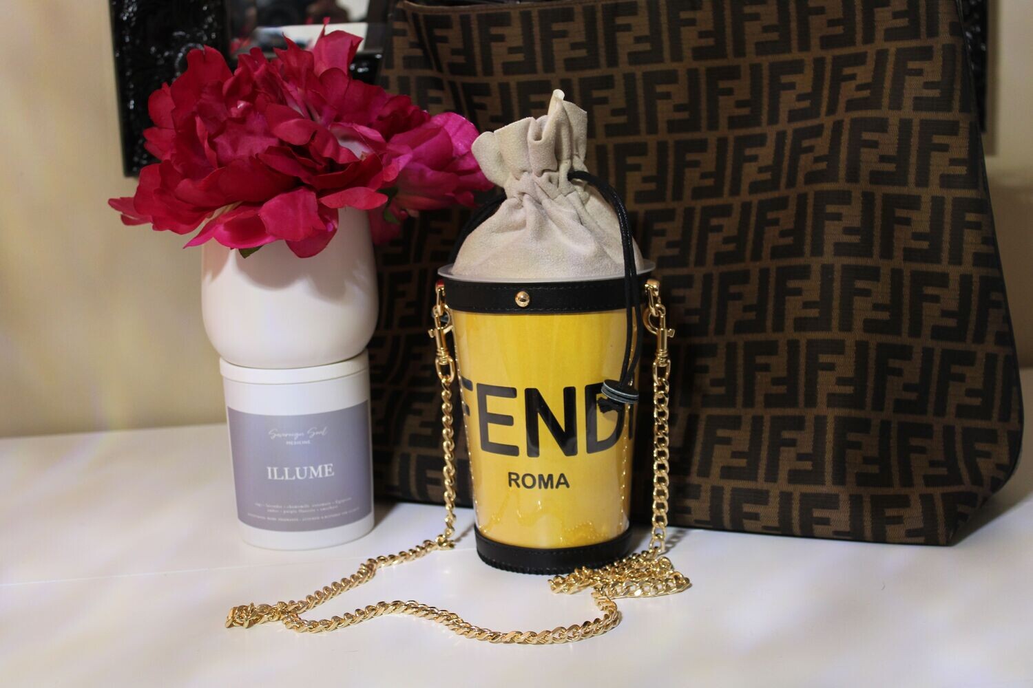 My First Love - Yellow Cylinder Bag