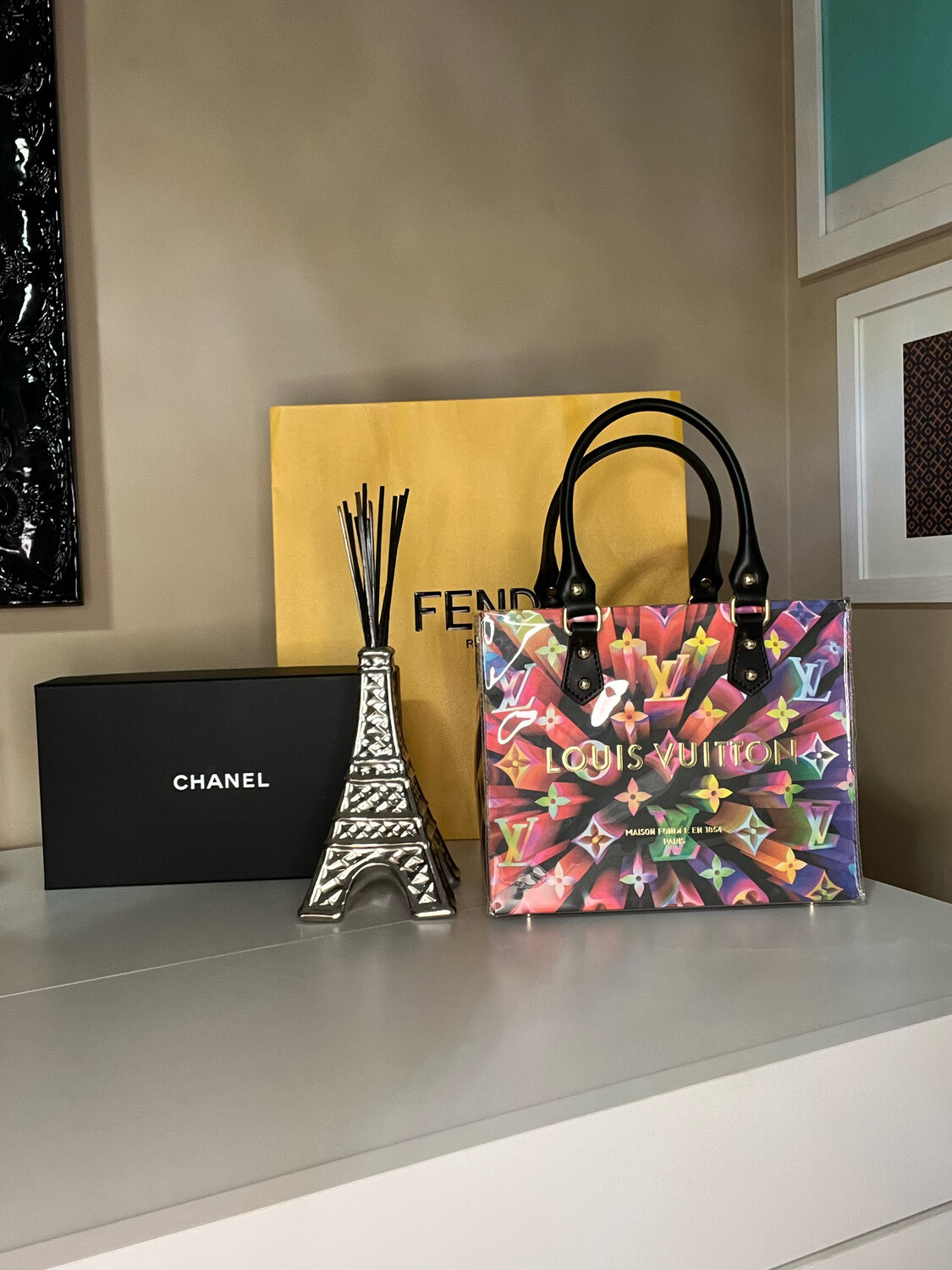 Pre-Abstracting - Multicolor Bag