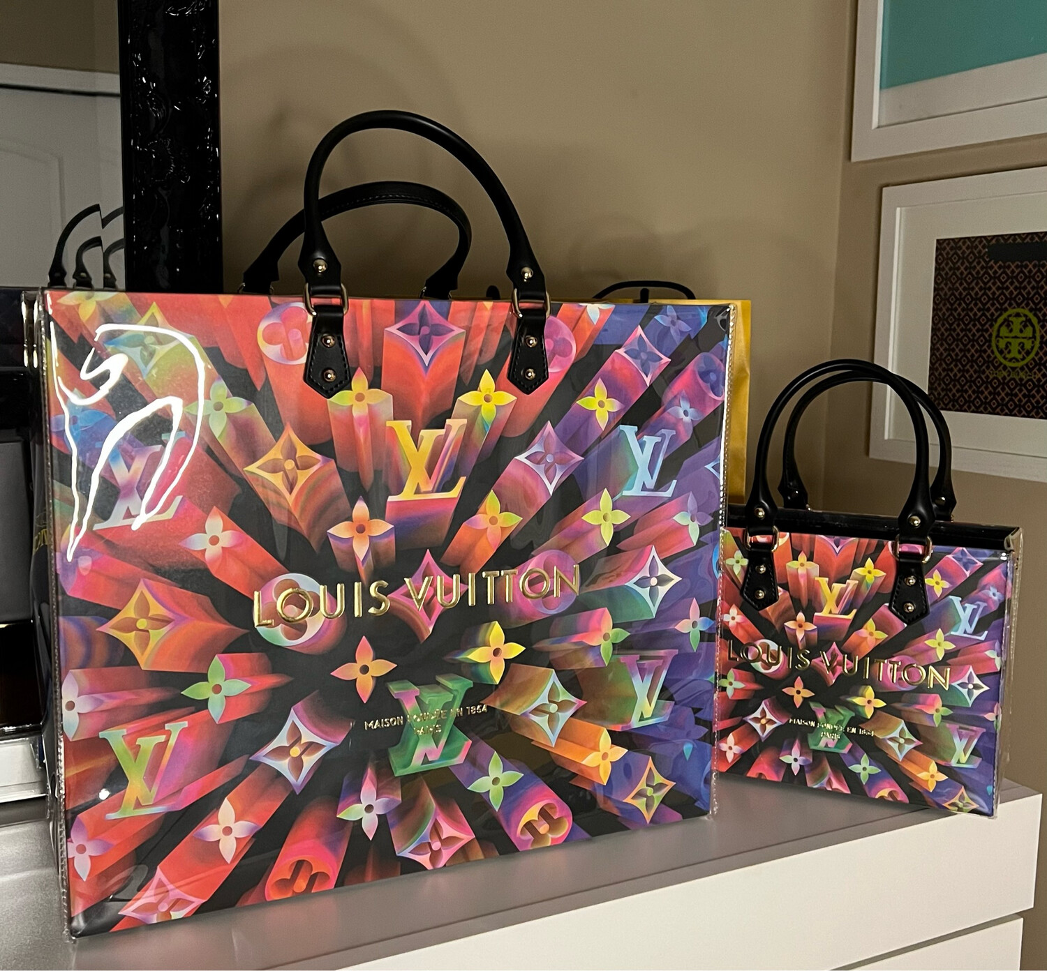 Post-Abstracting - Multicolor Bag