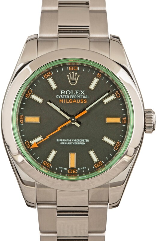 ROLEX MILGAUSS 116400 BLACK AND ORANGE