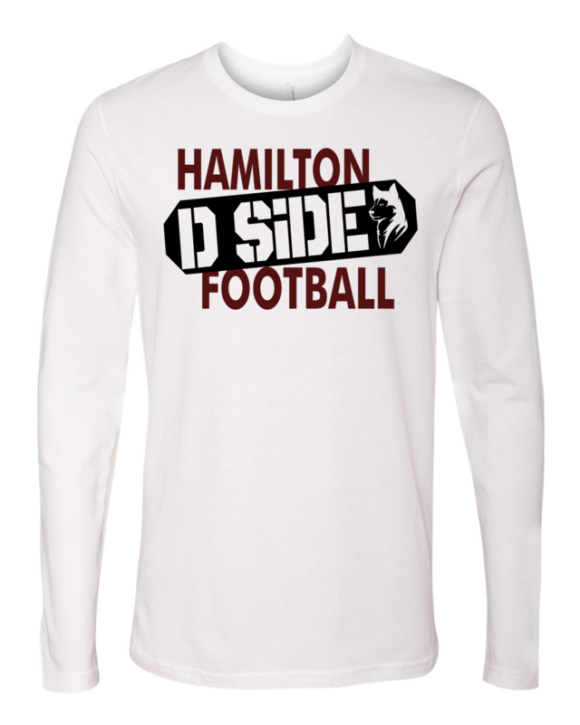 HAMILTON D SiDE FOOTBALL - White Long Sleeve