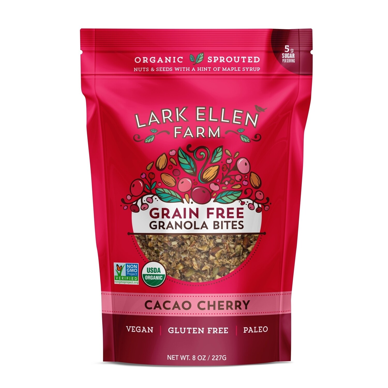 Cacao Cherry Granola Bites
