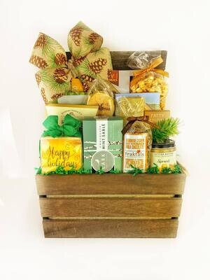 Rustic Holiday Crate