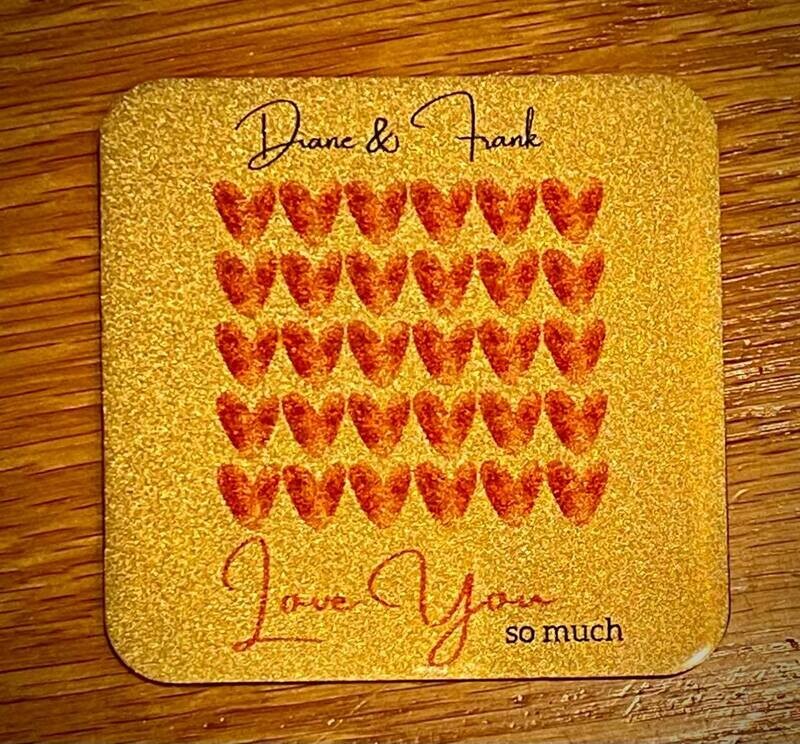 Personalized Gold Magnet