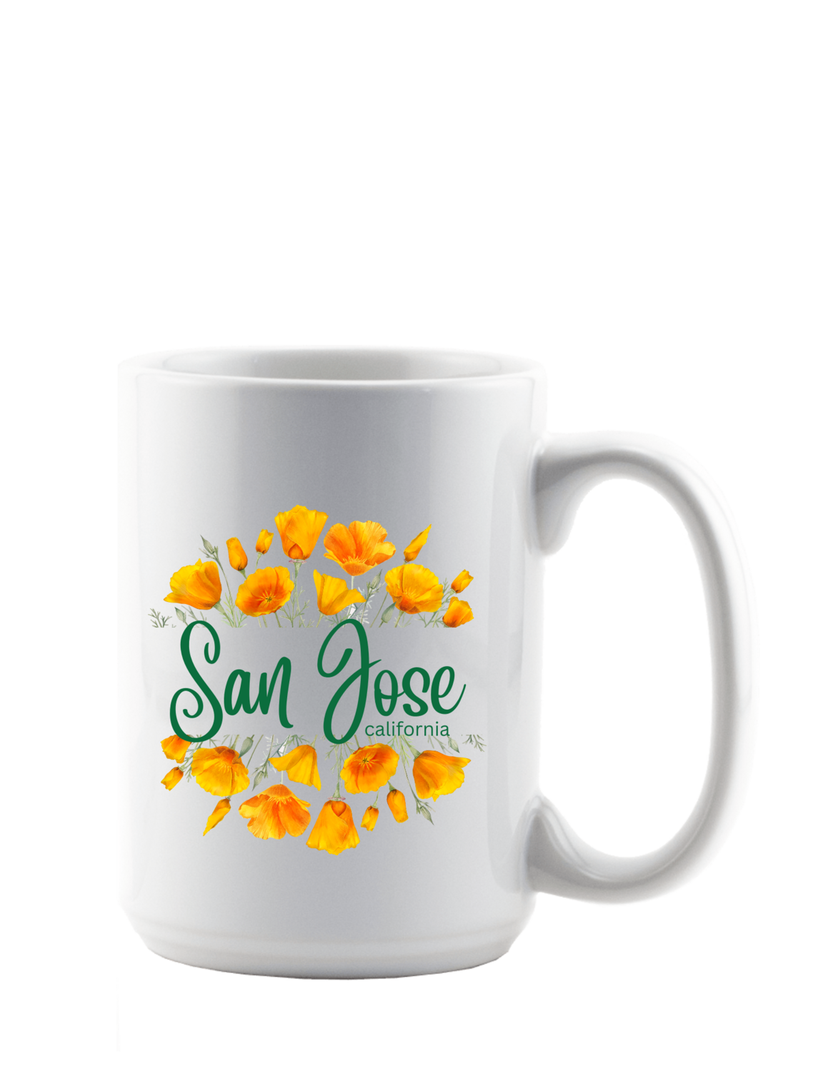 San Jose Poppy Mug