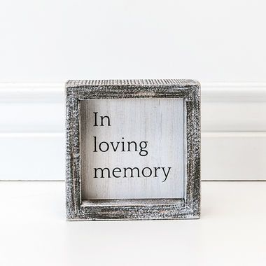Loving Memory Sign
