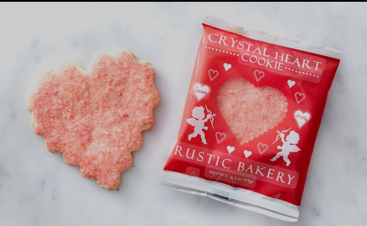 Crystal Heart Cookie