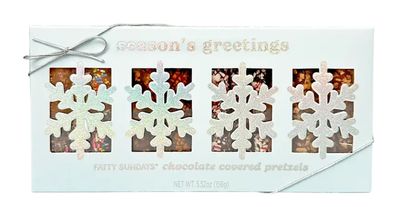 Chocolate Dipped Pretzel Gift Box