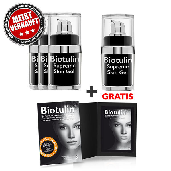 Biotulin VIP Special (4x15ml) inkl. Bio Cellulose Maske