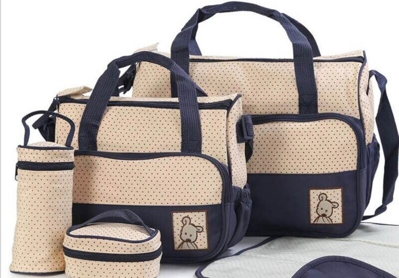 Brand New Nappy Bag - 5 Pieces