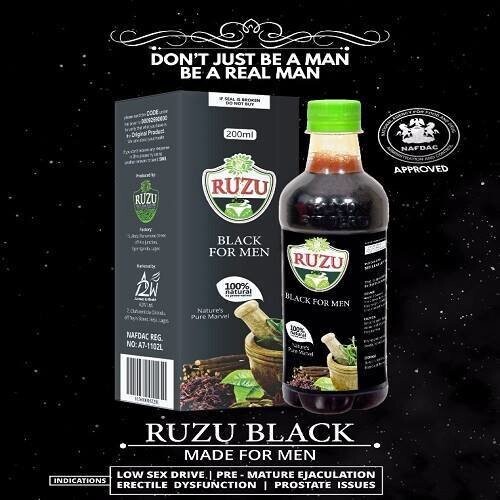 Ruzu Black For Men ( 200ml )