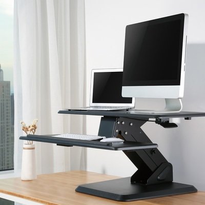 Manual Sit Stand Desktop Units