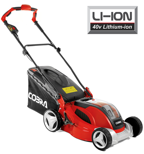 Cobra RM4140V 16" Li-ion 40V Cordless Rear Roller Mower