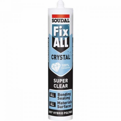 Soudal Fix All Crystal Clear Sealant & Adhesive