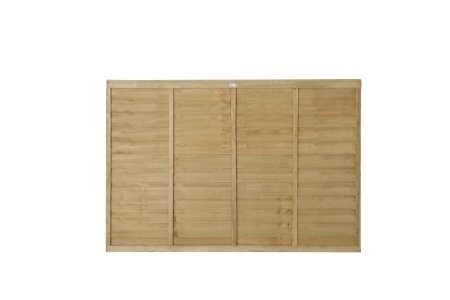 Super Lap Pressure Treated Fence Panel 1828mm x 1525mm