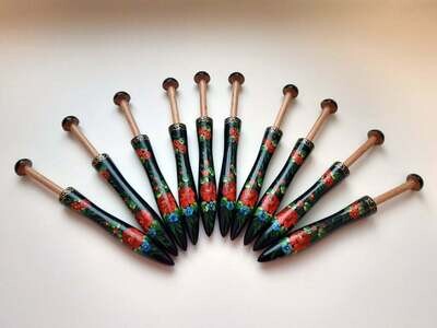 Lace Bobbins, Bolters, Holders, Prickers