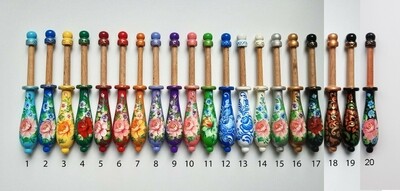French Painted Bobbins