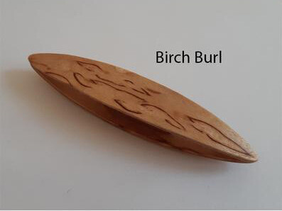 Beanile Tatting Shuttle Birch Burl
