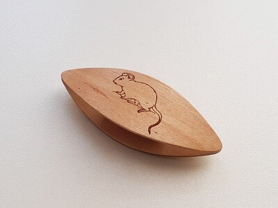 Tatting Shuttle Maple With Engraving #90