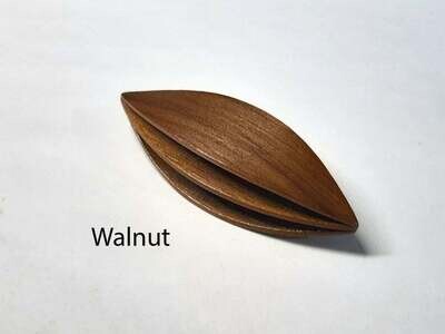 Double Decker Tatting Shuttle Walnut