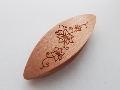 Tatting Shuttle Maple With Engraving #29