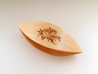 Tatting Shuttle Maple With Engraving