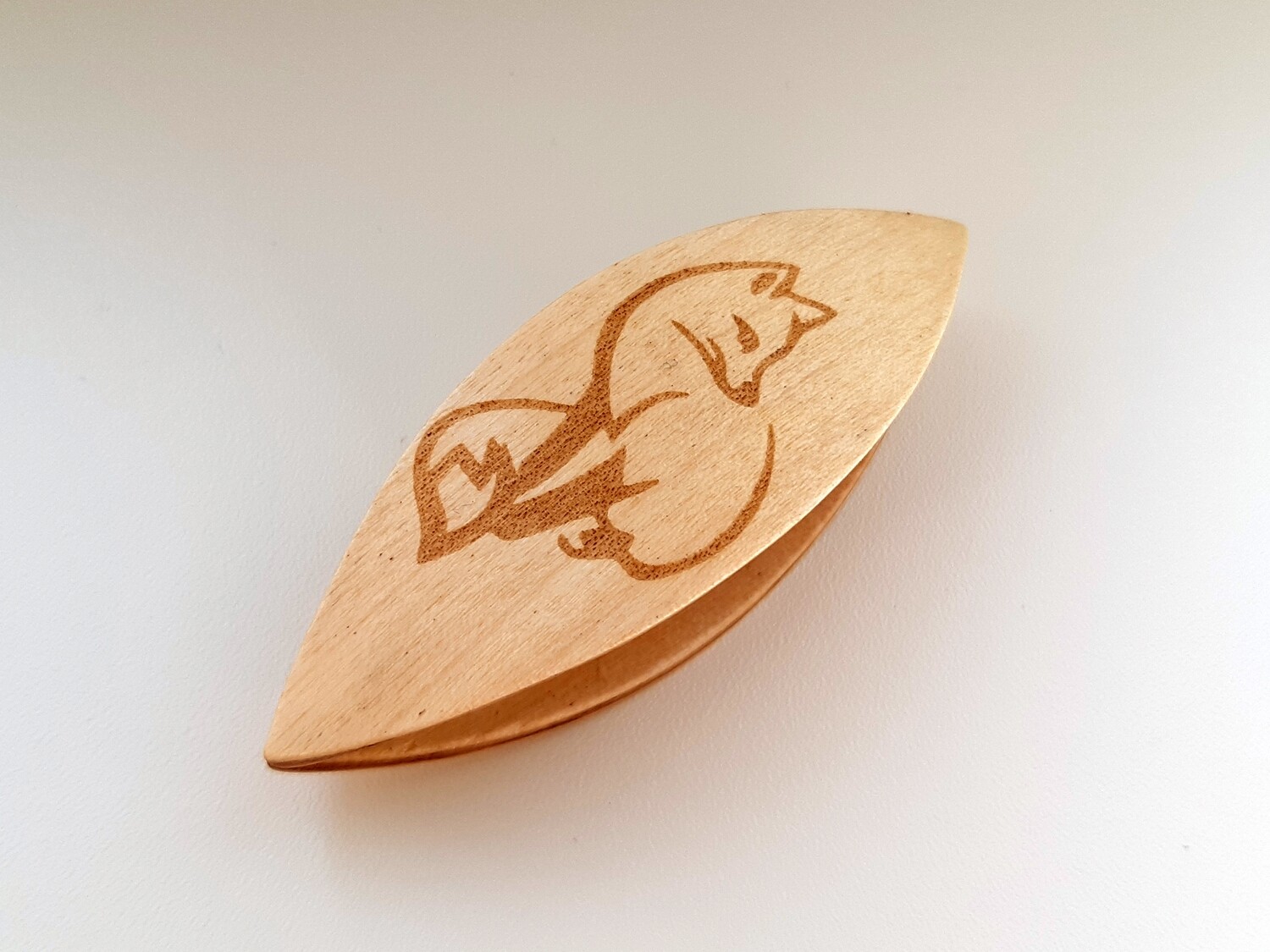 Tatting Shuttle Maple With Engraving #87