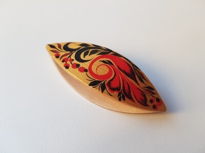 Tatting Shuttle Maple Painted