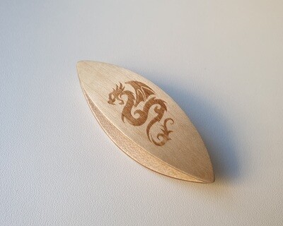Tatting Shuttle Maple With Engraving #27