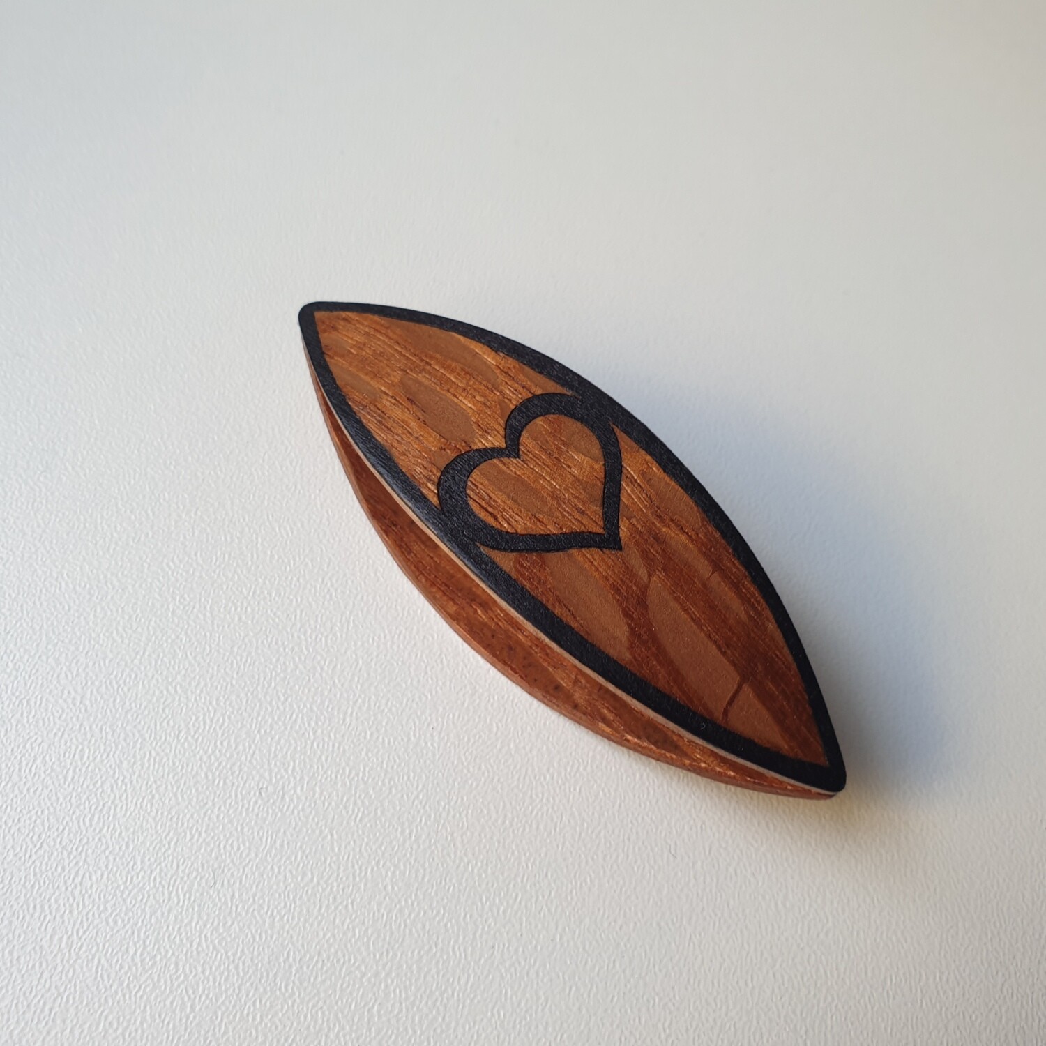 Tatting Shuttle Lacewood With Black Wood Inlay