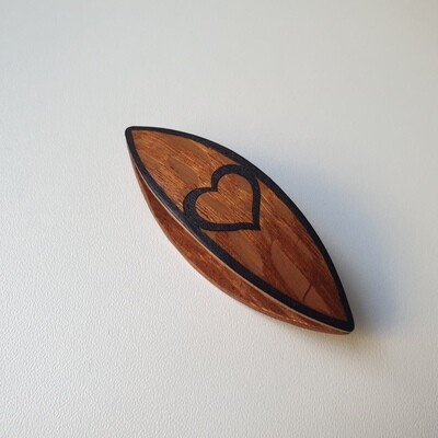 Tatting Shuttle Lacewood With Maple Inlay